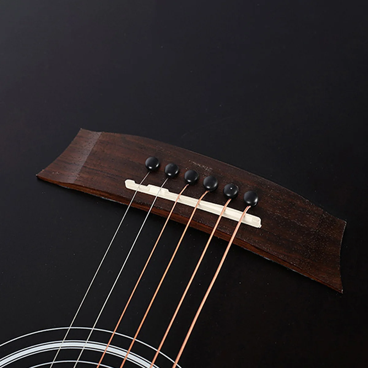 

2 set Ox Bone Guitar Nut White Replacement Bridge Saddle For Acoustic Classical Guitar Repair Durable Smooth Finish