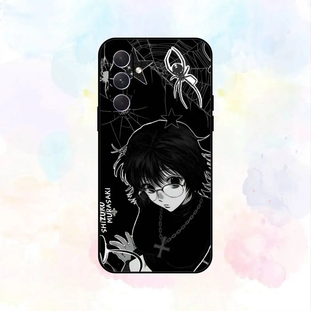 S-Shizuku M-Murasaki Anime Capa de telefone para Samsung Galaxy A73, A72, A71, A70, A53, A52, A51, Outros Soft Black Shell