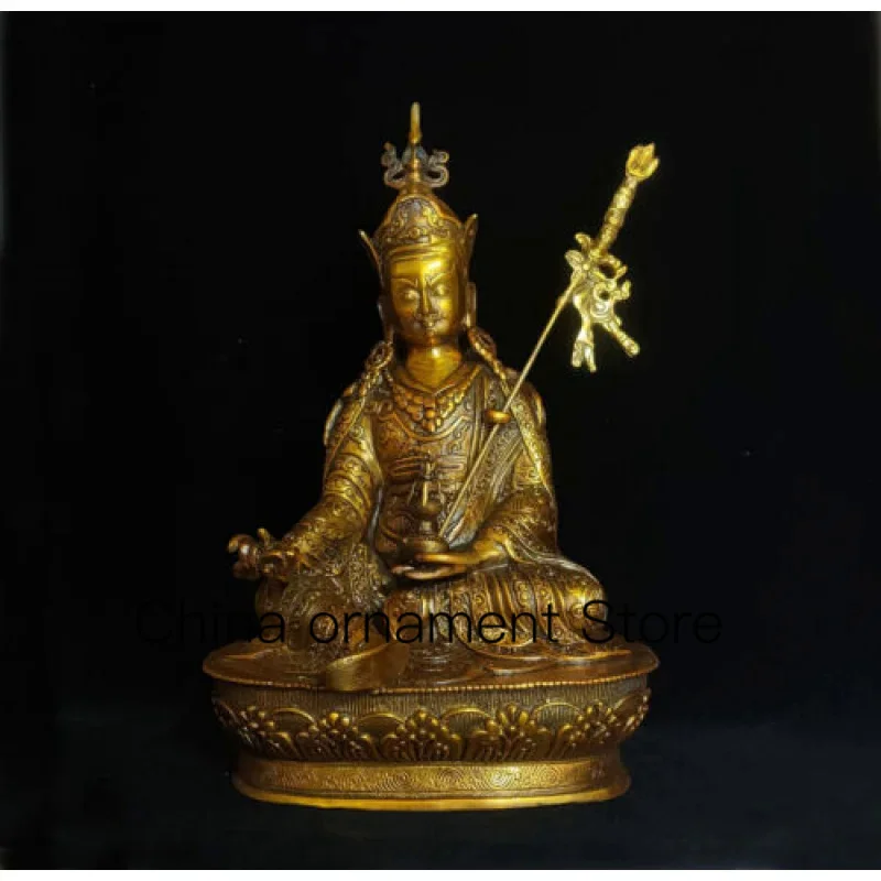 

Orgyen menla Guru Padmasambhava Rinpoche Buddha Statue Vajra monks blessing