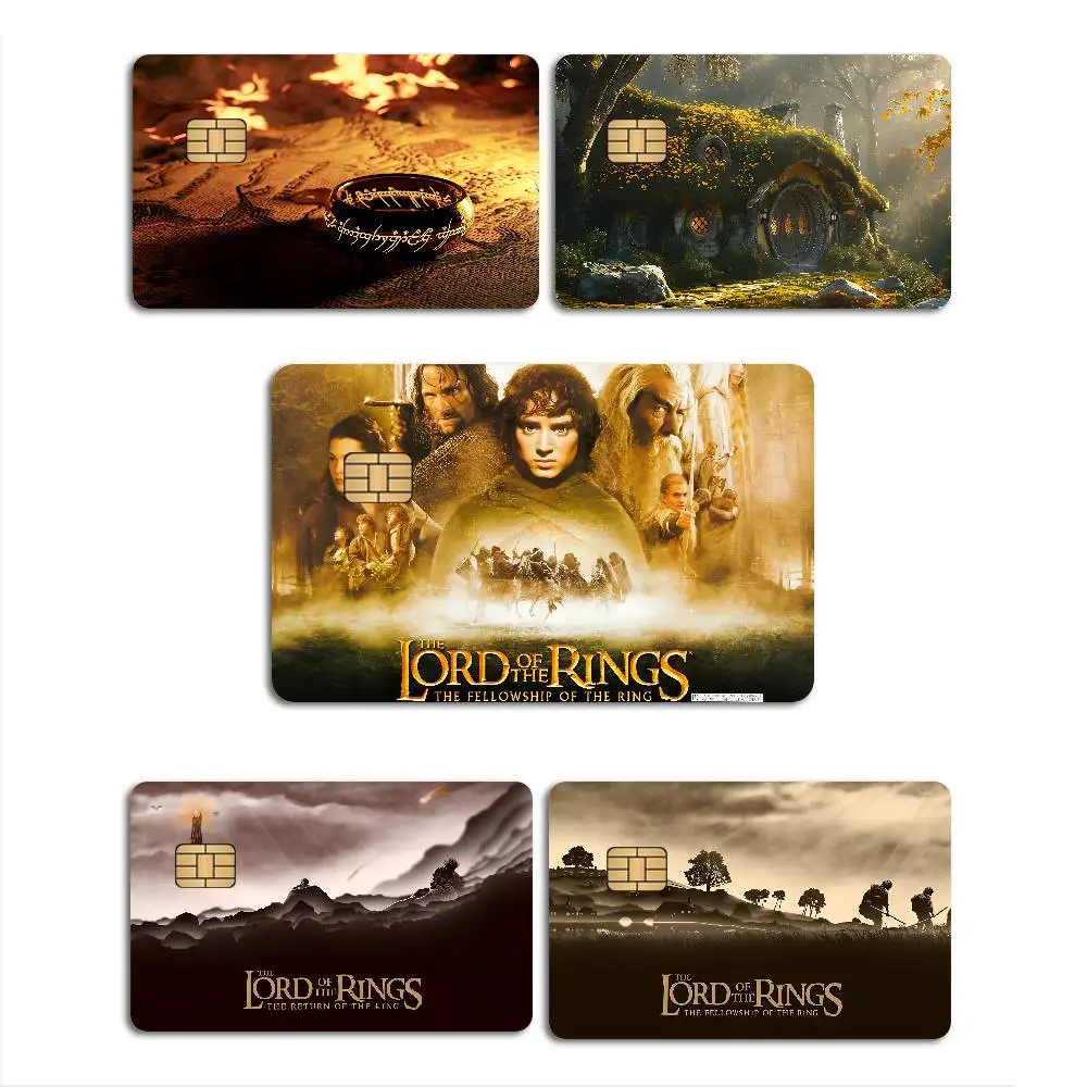 Fantasy Movie The L-Lord Of The R-Rings 100% Hot Sale Amine Credit Debit Bank Card Bus Card Film Skin Sticker