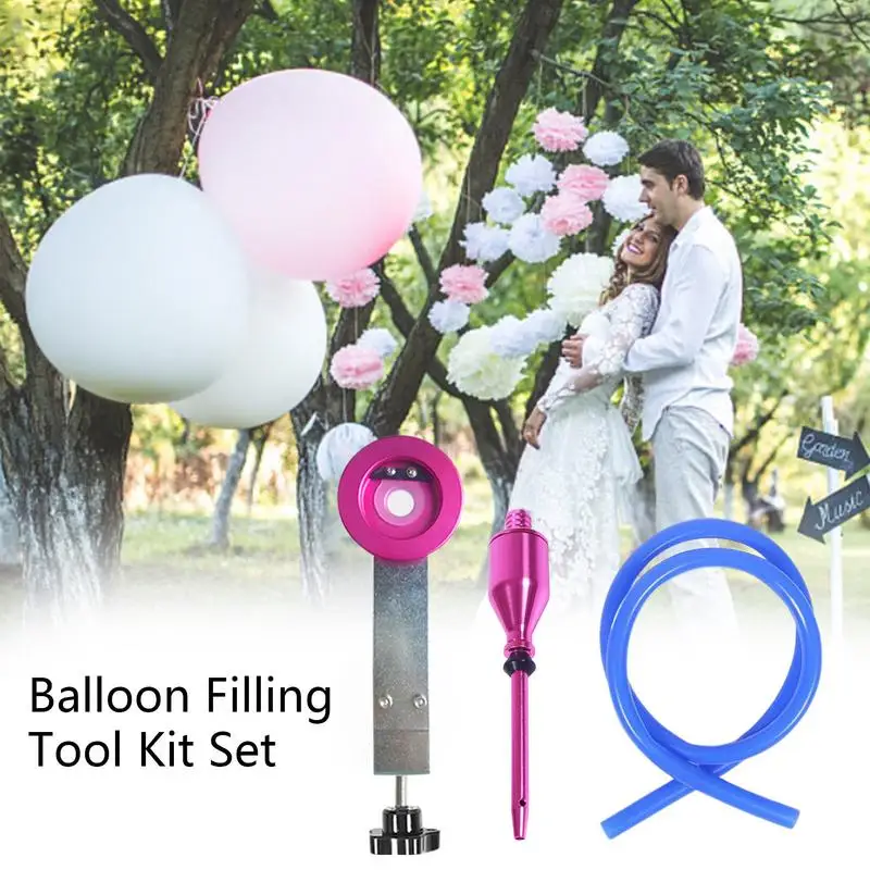 

Balloon Filling Tool Balloon Stuffer Set Easy To Apply Stretcher Filler For Artistic Balloon Decorations Anniversary Wedding