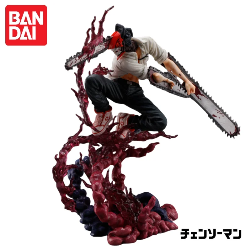 In Stock Bandai Original Figuarts Zero Extra Battle Chainsaw Man Denji Action Figure Model Doll Brand New Boxed