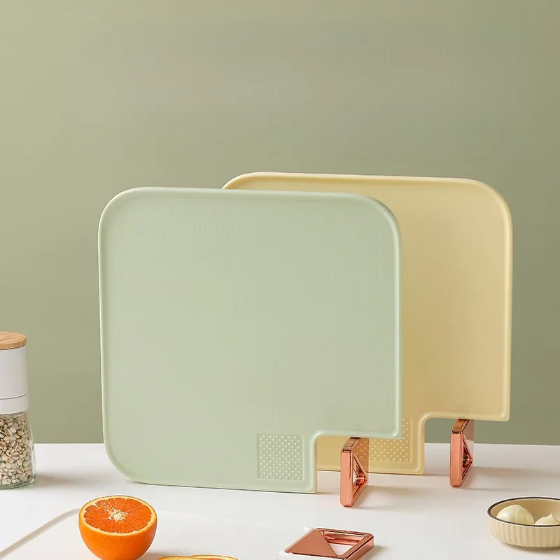 

Standing Kitchen Cutting Board, Anti-Mold Plastic Chopping Block, ABS Multi-functional Fruit Plate, Space-saving Countertop
