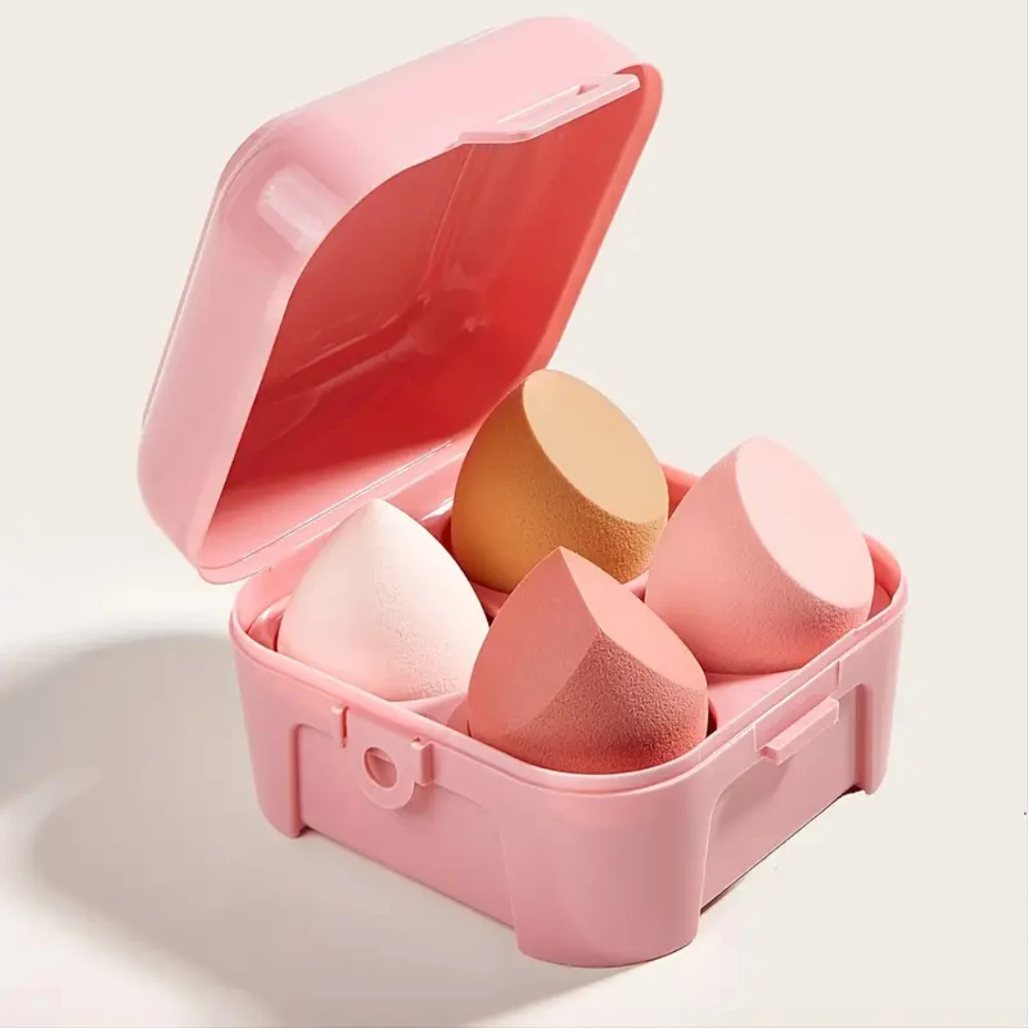 Makeup Sponge Set for Foundation, Creams, Powders - Latex Free Wet & Dry Egg