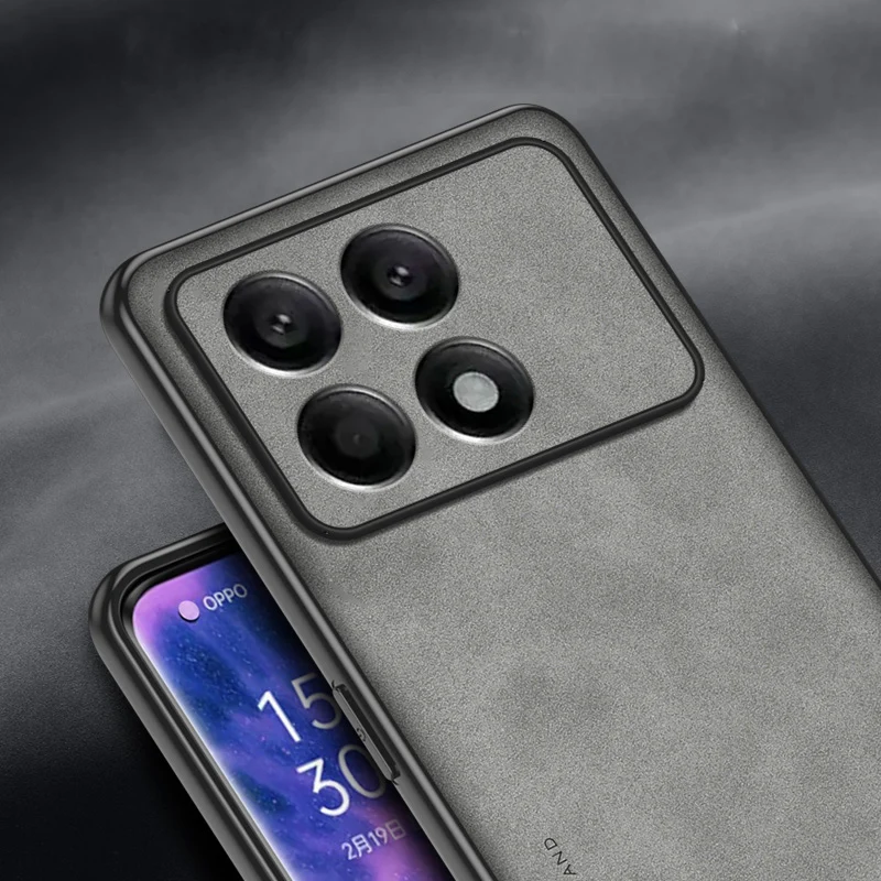 For Xiaomi POCO F6 Pro 5G Skin Feel Phone Cases Soft Silicone Back Cover For Xiaomi POCO F6 Pro Capa Bumper Fundas Coque