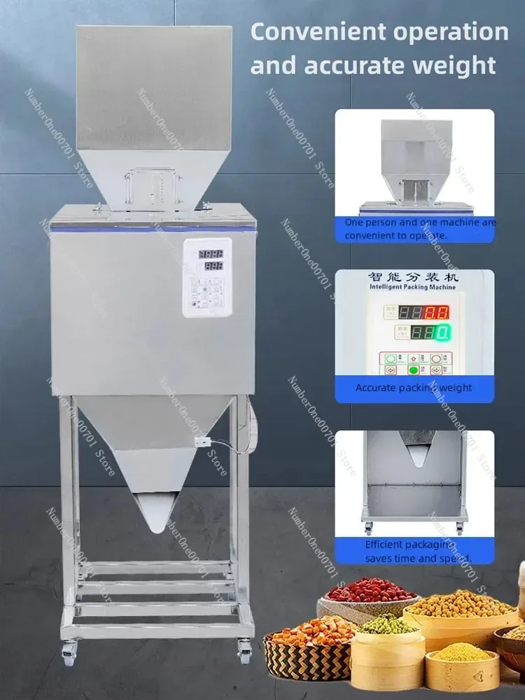 10-1000G Food Automatic Packaging Machine Granule Powder Medicinal Weighing Shelf Machine High Quality Desktop