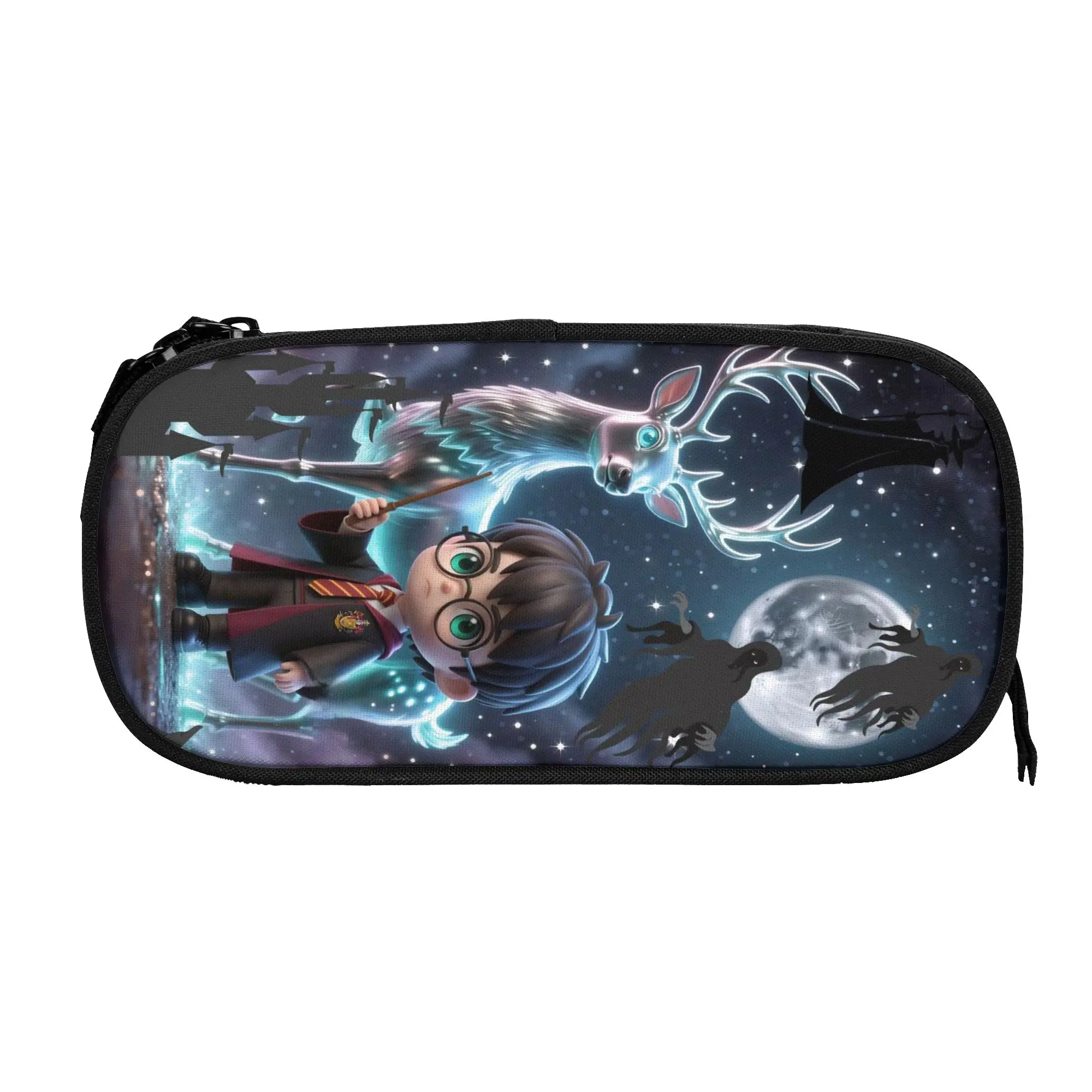 

Custom Korean H Harryes Pencil Cases for Boys Gilrs Movie Large Capacity Pen Box Bag Stationery