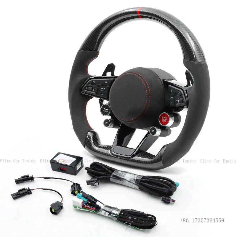 4 START ENGINE STOP Button Car Steering Wheel for Audi A3 A4 A5 A6 A7 A8 S8 Q3 Q5 Q7 S3 S4 S5 S6 S7 TT R8 RS3 RS4