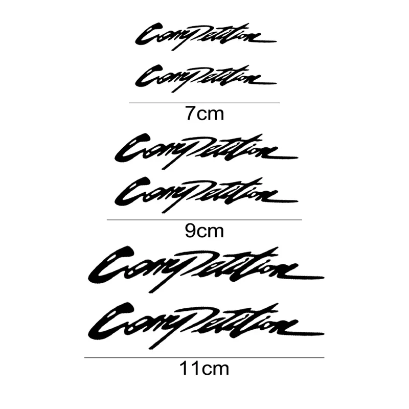 Car Modified Decoration Caliper Cover Sticker Waterproof Decals for Mitsubishi Competition Logo Outlander ASX Ralliart Lancer