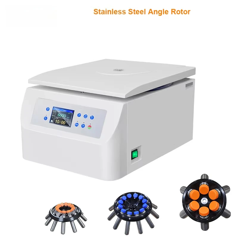 Multi-Application Centrifuge Compatible with 12x15ml & 6x50ml Rotors for Various Tubes  Small to Medium Size Medical Facilities