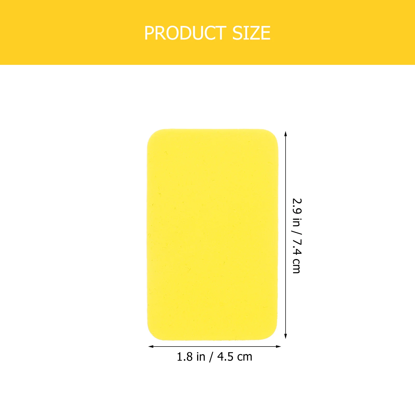 36 قطعة ممحاة السبورة المحمولة إيفا ورأى القماش محايات المسح الجاف لمكتب الفصول الدراسية المنزل استخدام خفيفة الوزن تنظيف السبورة #2