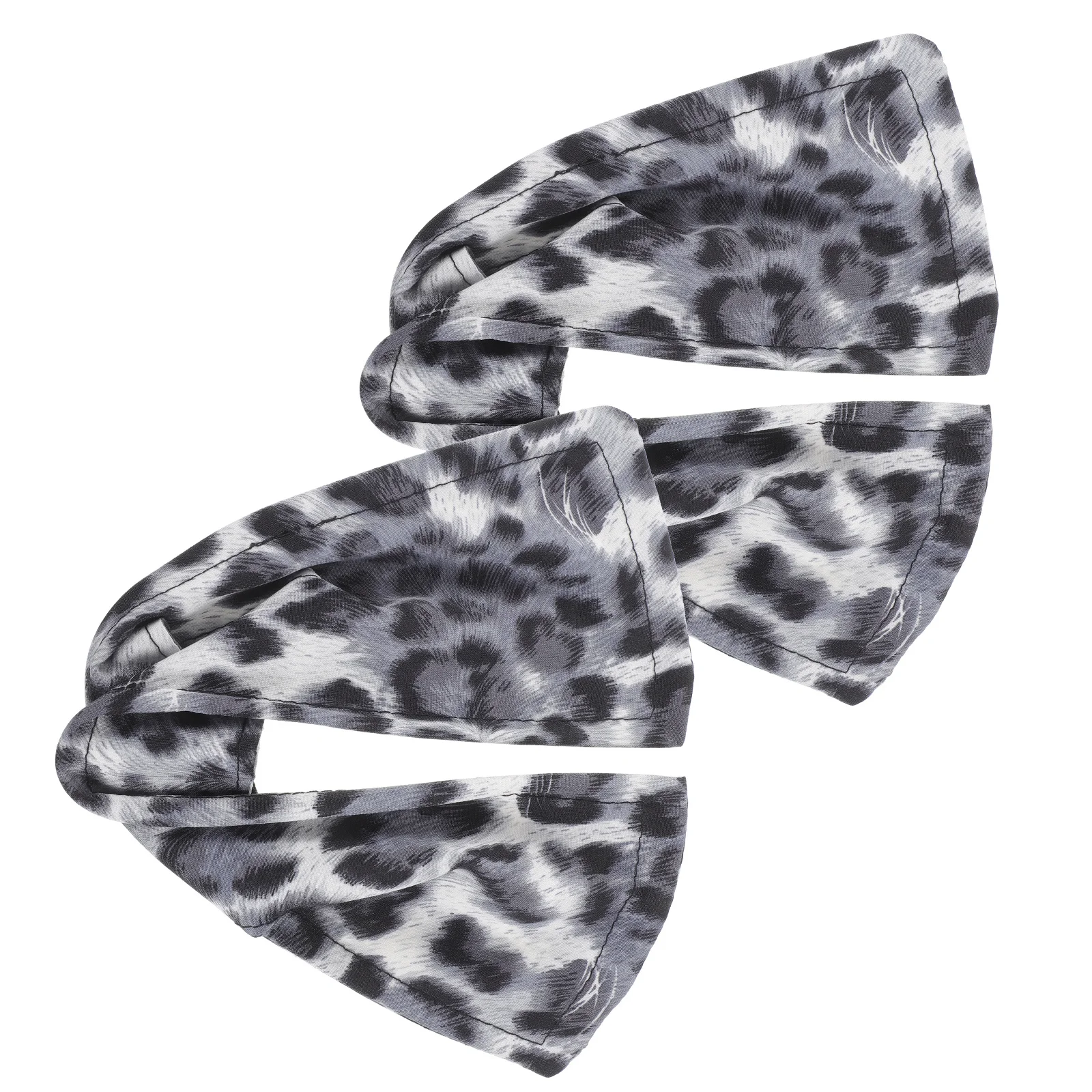 

2pcs Leopard Maker Lazy Curler Bun Maker Small Elastic Bands For Thin Hair Styling Tool Women Hair Accessories Bun Shaper