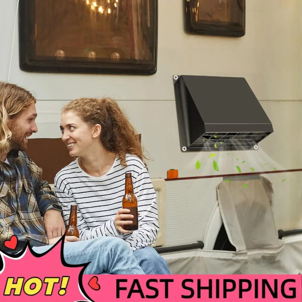 

4 Inch Dryer Vent Cover Outside with Removable Mesh Wall Vent Exhaust Vent Cover External Extractor Wall Vent for House