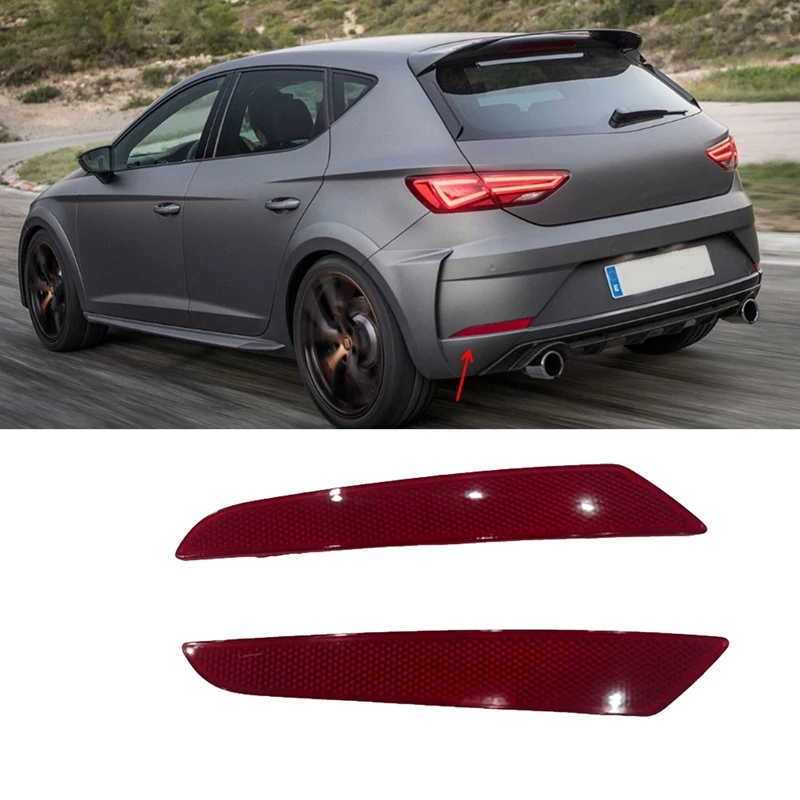 

5F 0945105 Ф 5Ф 0945106 F Автомобильный отражатель заднего бара для Seat Leon 2013-2019, аксессуары для заднего парковочного отражателя