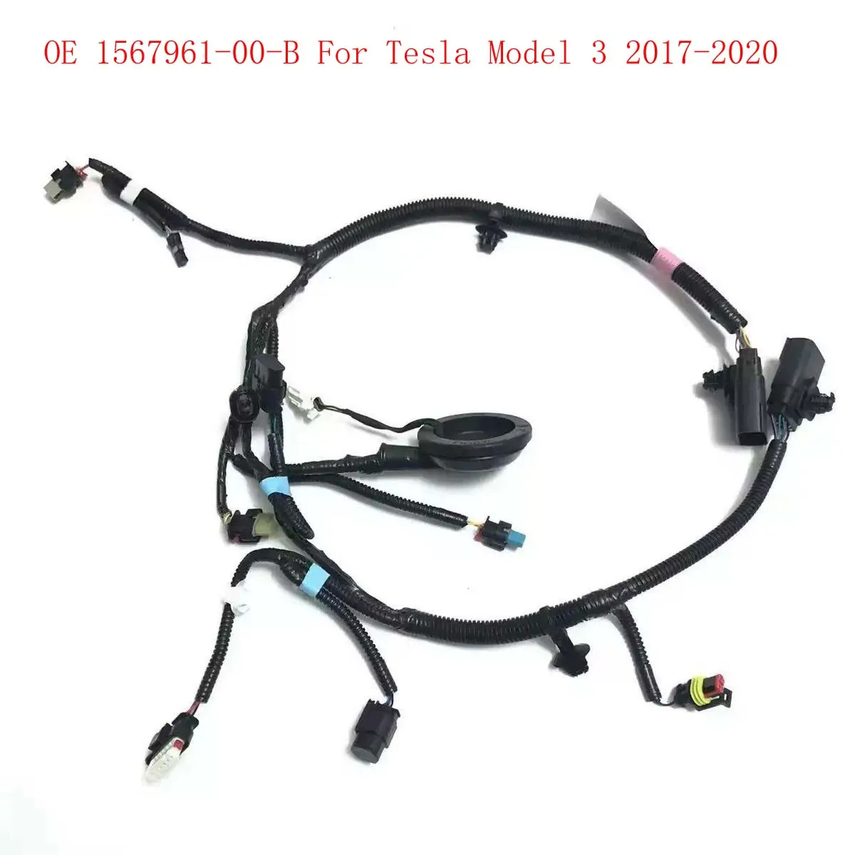 Radiator Support Frame Wiring Harness OE 1567961-00-B For Tesla Model 3 2017-2020 Front Water Tank Gantry Harness Auto Replaceme