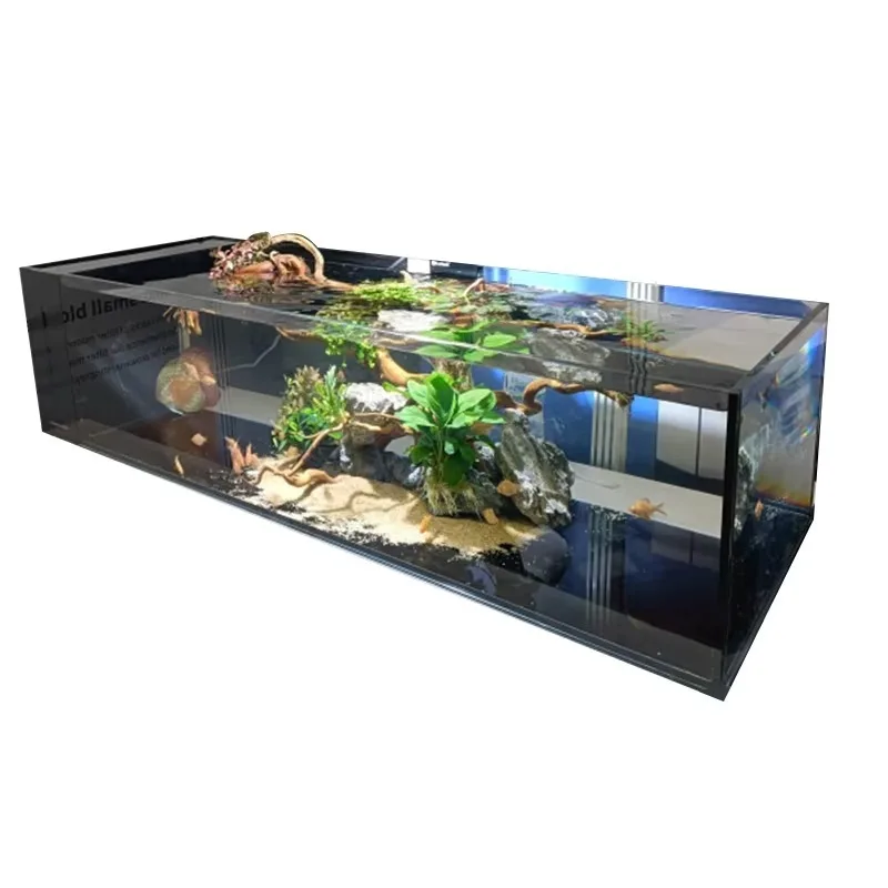 130L Glass Fish Tank Eco-friendly Landscaping Small Fish Tank Desktop Aquarium Tank