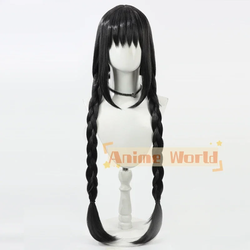 Anime magische Mädchen Puella Magi Madoka Magica Akemi Homura Cosplay Perücke schwarz lange hitze beständige synthetische Haare Halloween-Party