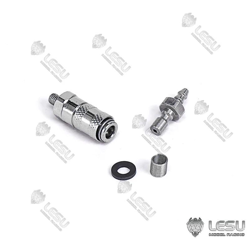 LESU tubo metallico tubo olio connettore per 1/14 RC fai da te TAMIYA idraulico Dumper escavatore caricatore carrello elevatore