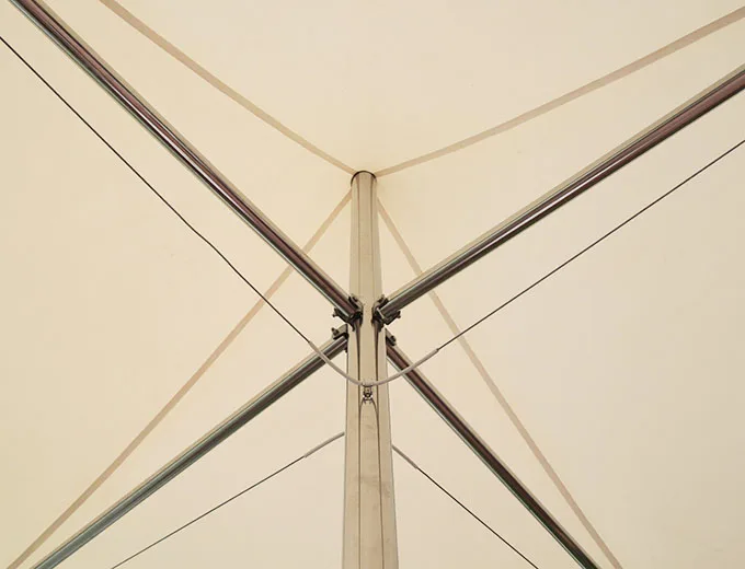 ATV&UTVPool Resort Tensile Membrane Stainless Steel Umbrella