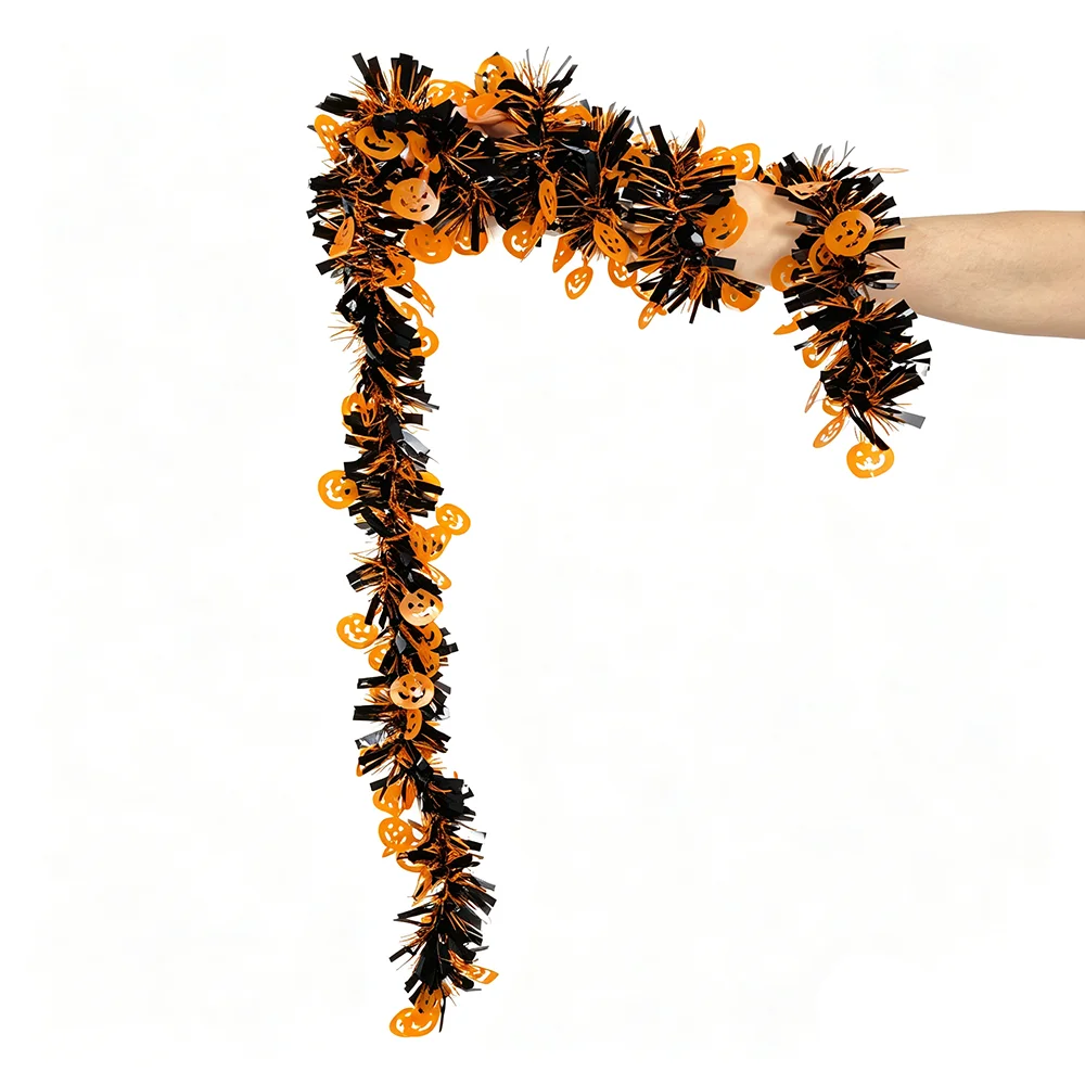พวงมาลัยประดับฮาโลวีนยาว 2 เมต - Tinsel Garland Decoration บทวิจารณ์และราคา