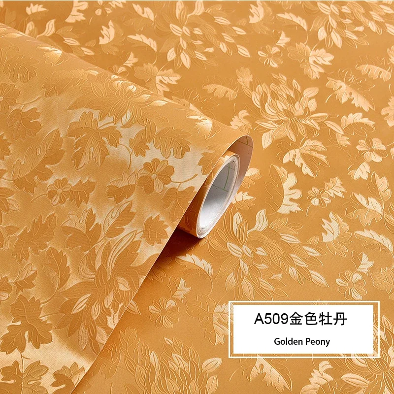 Plant Pattern Self Adhesive Wallpaper  Thickened Moisture Proof Wall Paper Living Room Bedroom Home Decoration Wallpaper