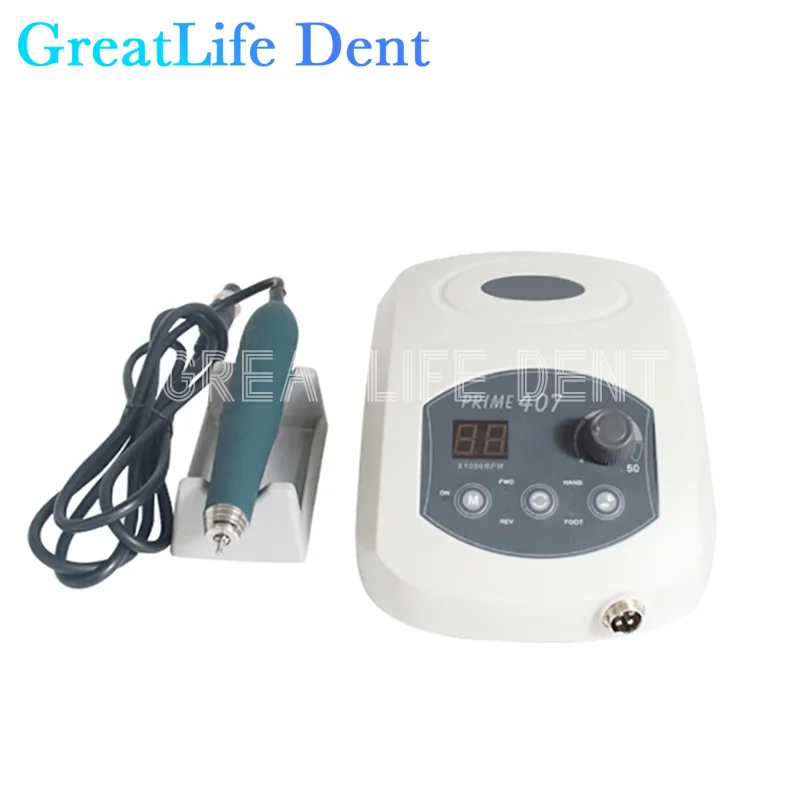 

GreatLife 230W Dental Micromotor Brushless 50000RPM Torsion 9.8N PRIME 407 Dentistry Handpiece Electric Polishing Device