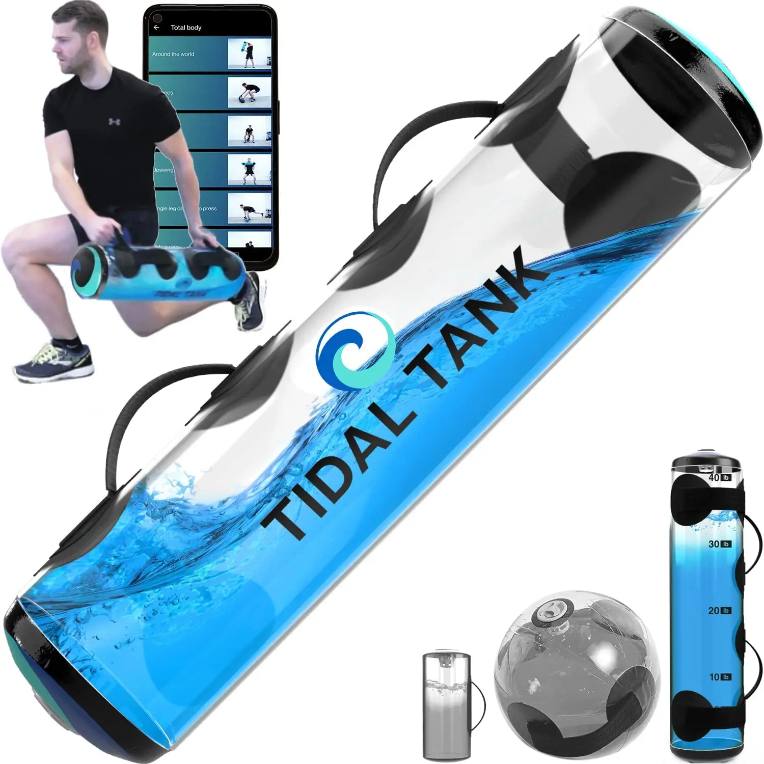 

Original Aqua Bag Instead of sandbag Training Power Bag with Water Weight