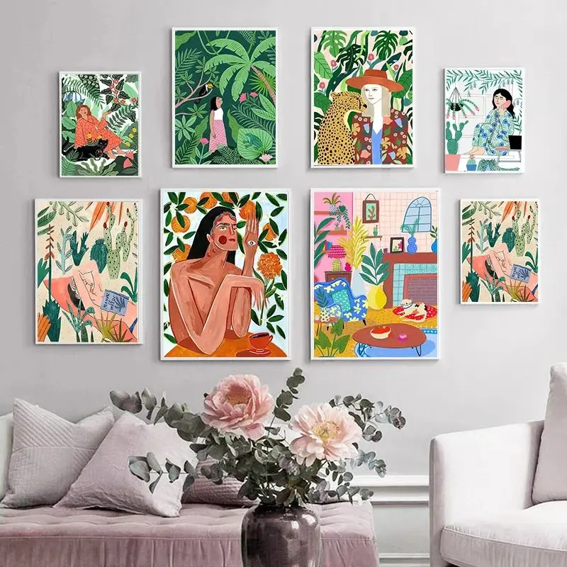 

PhotoCustom Painting By Number Landscape Drawing On Canvas HandPainted Art Gift DIY Pictures By Number Green Kits Home Decor