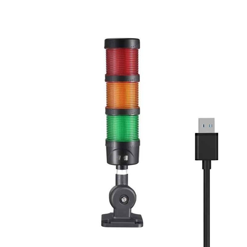 Signal light, warning light with buzzer, for numerical control lathes