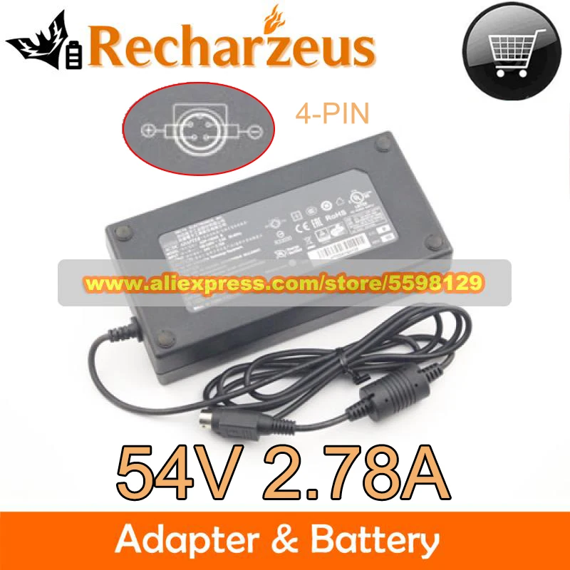 

Genuine Delta 54V 2.78A 150W AC Adapter ADP-150AR B Charger For SG300 SG350 SG350-10MP SG300-10MPP 350 SERIES MANAGED SWITCHES