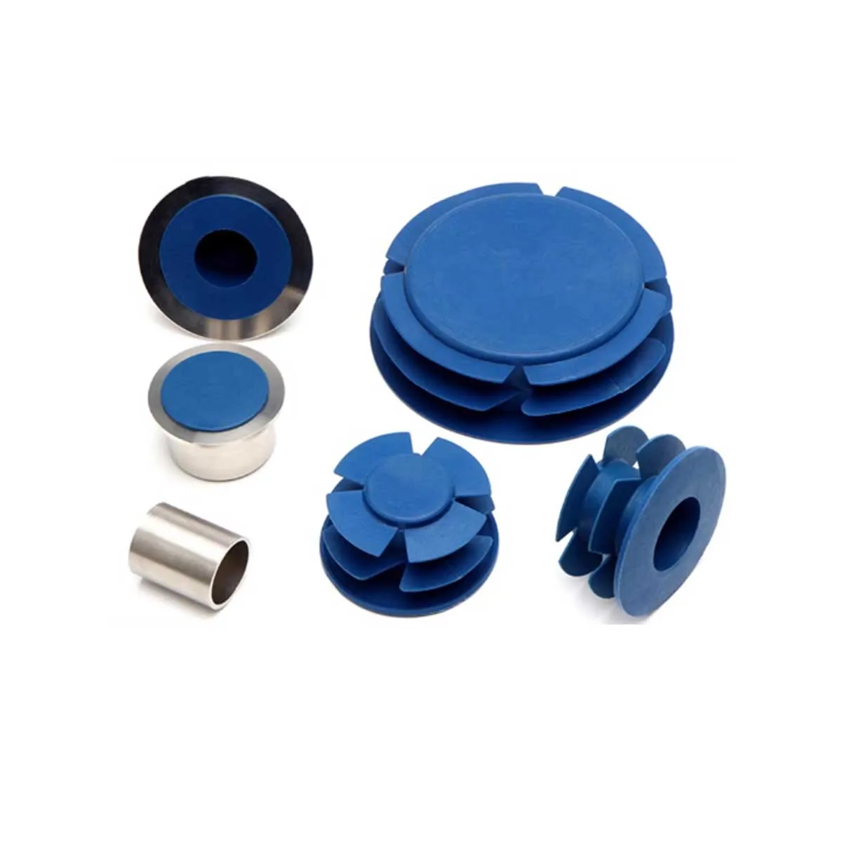 Blue Plastic Multi-Layer Pipe Plug, Cover, Dustproof Plug, Hole Plug, Threaded Hole Cover, Steel Pipe Plug, Plastic Plug