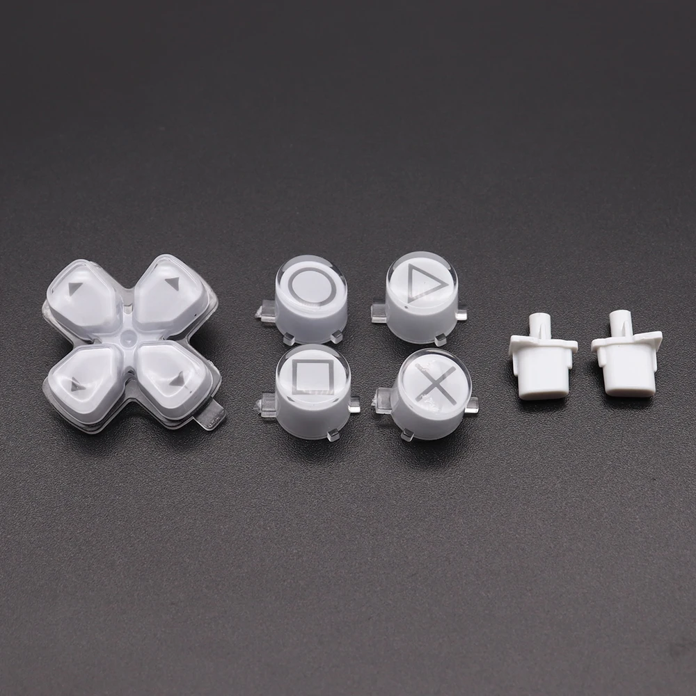 For PS5 Controller Replacement Dpad and ABXY Jelly Button Trigger Key Repair Parts For PS5 V1 V2 V3 option and Share Buttons