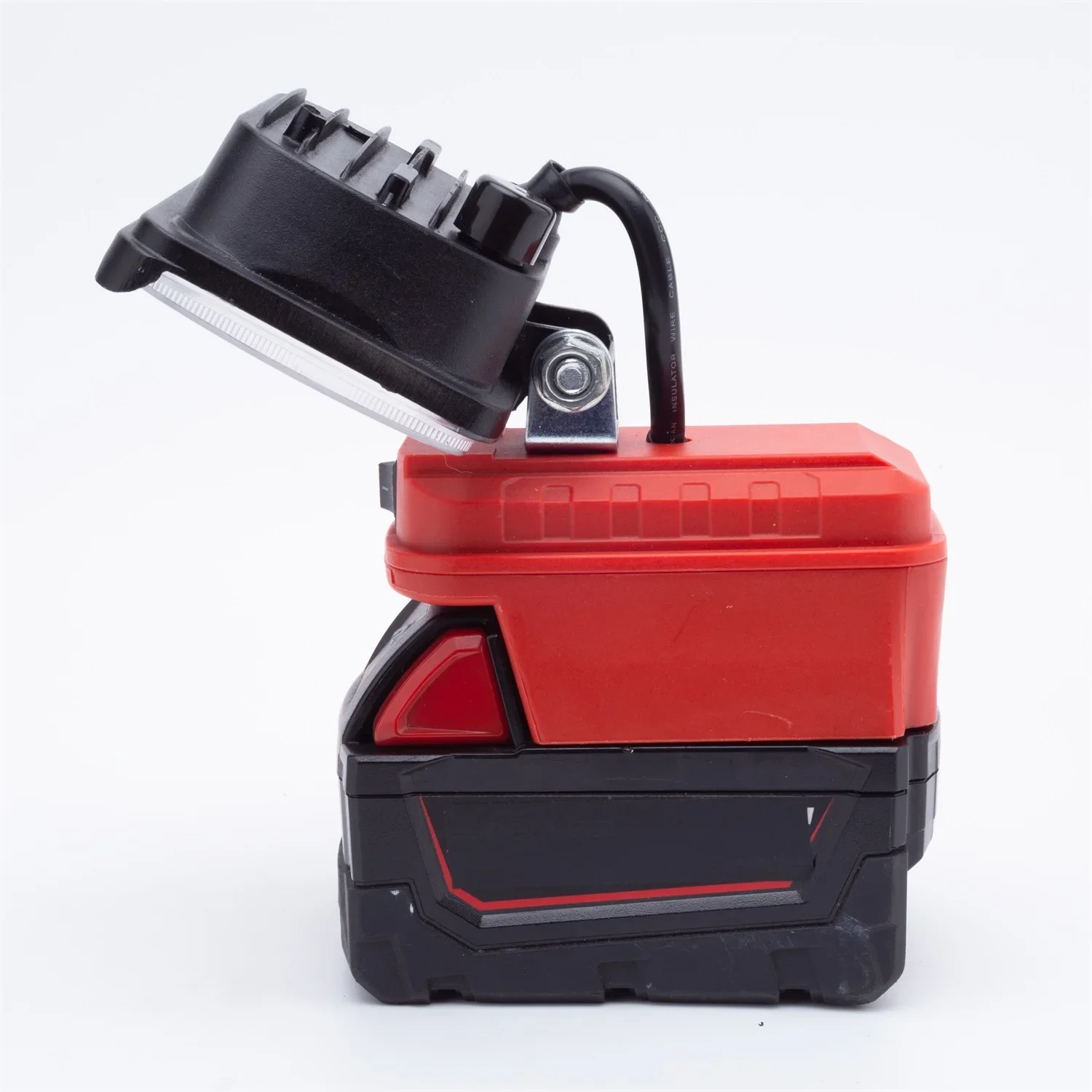 LED Work Light For Milwaukee 18V Lithium Battery Cordless Workshop Operated Outdoor Camping Fishing Portable Lamp（NO Battery ）