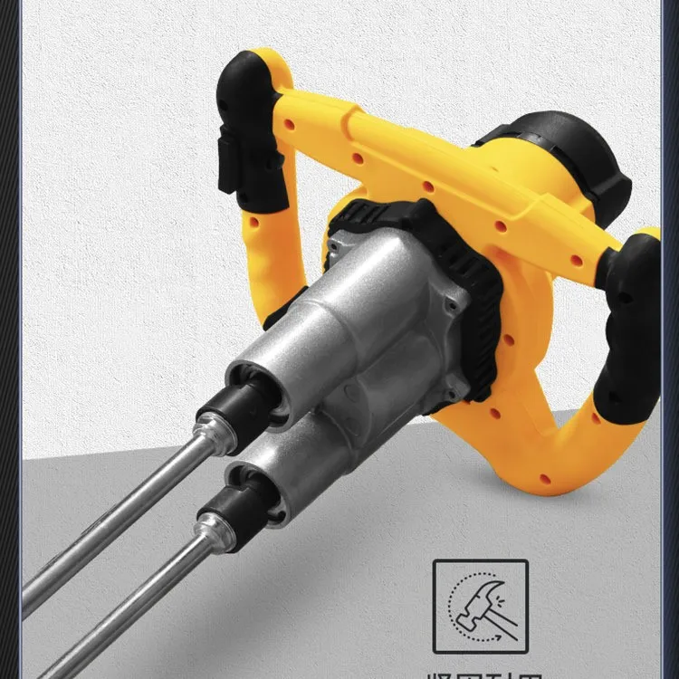 Industrial Grade  Mixer for Paint Latex Cement Ash Meat Concrete Putty Powder Paint Latex Machine Dual Mixing Rods