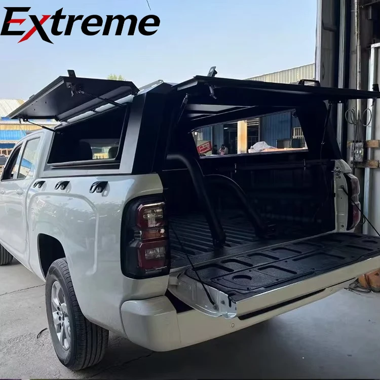 Extreme:Manganese Steel Waterproof, No-drill Hardtop Pickup Truck Bed Cover Suitable for Great Wall FENGJUN