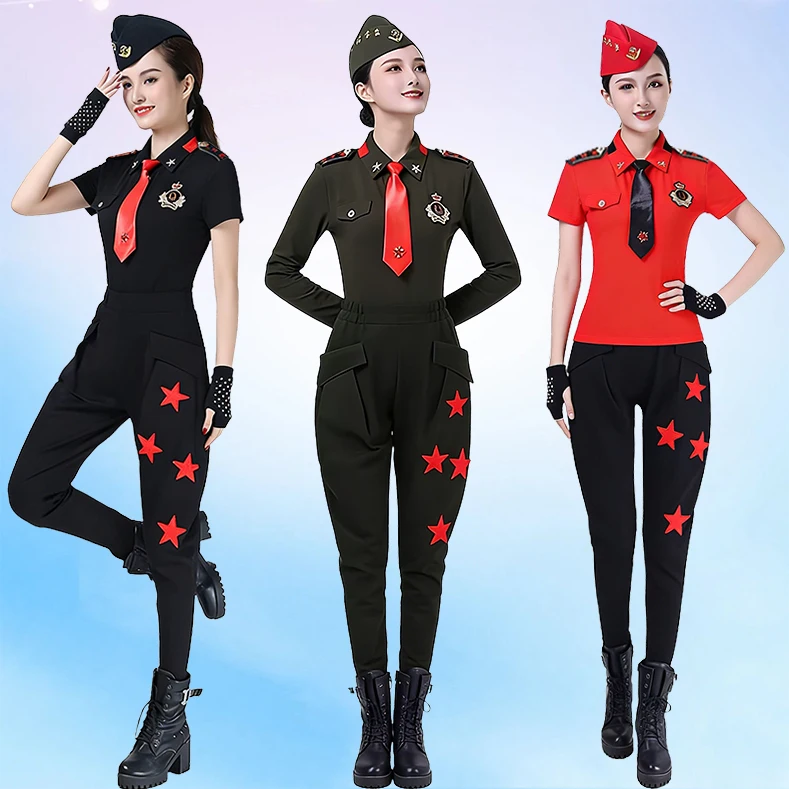 new-fashionable-women's-square-dance-costume-set-long-sleeve-embroidered-geometric-pattern-loose-waist-performance-outfit