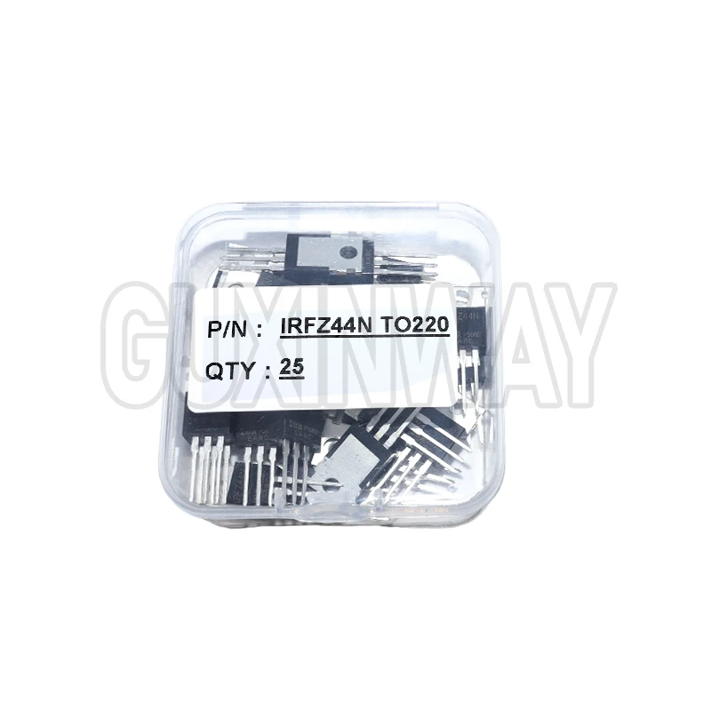 10/25pcs TO-220 TO220 IRFZ44N Mosfet Original IRFZ44NPBF irfz44n mosfet Transistor Kit