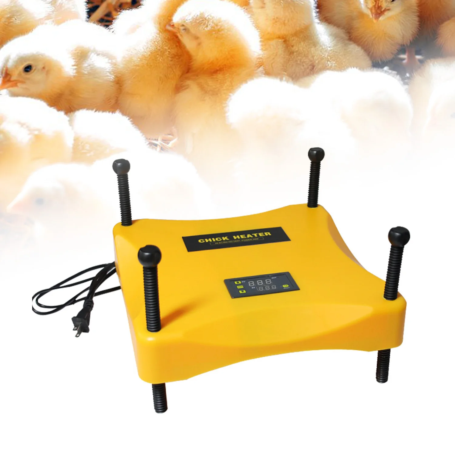 

Electric Chick Brooder Heating Plate Chick Brooder Heating Plate Chick Cage Heater Energy-Efficient for Chicks