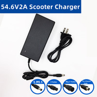 54.6V 2A charger for 48V li-ion Battery Charger DC Socket/connector for 48V 13S Lithium Skateboard Balance Vehicle Battery