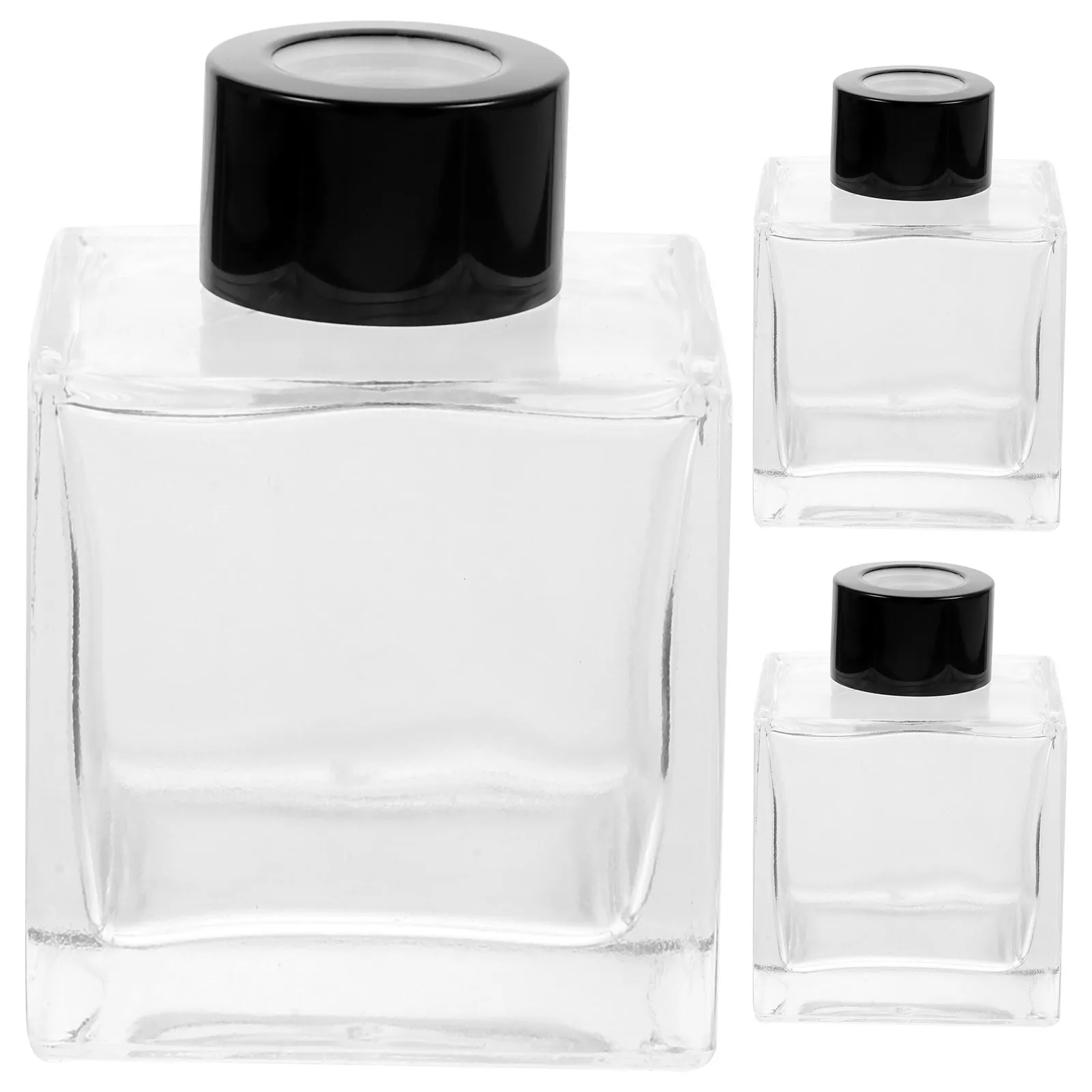 

3Pcs Glass Aroma Bottles Transparent Refillable Essential Oil Bottles for Perfume Storage Aromatherapy Dispenser