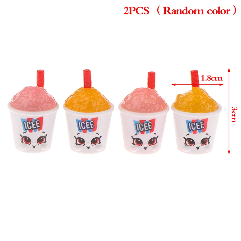 1/2/5pcs Poupée Maison Meubles Belle Paille Boisson Tasse Modèle Mini Café Jus Lait Tasses Miniature Maison De Poupée Tasses Boissons