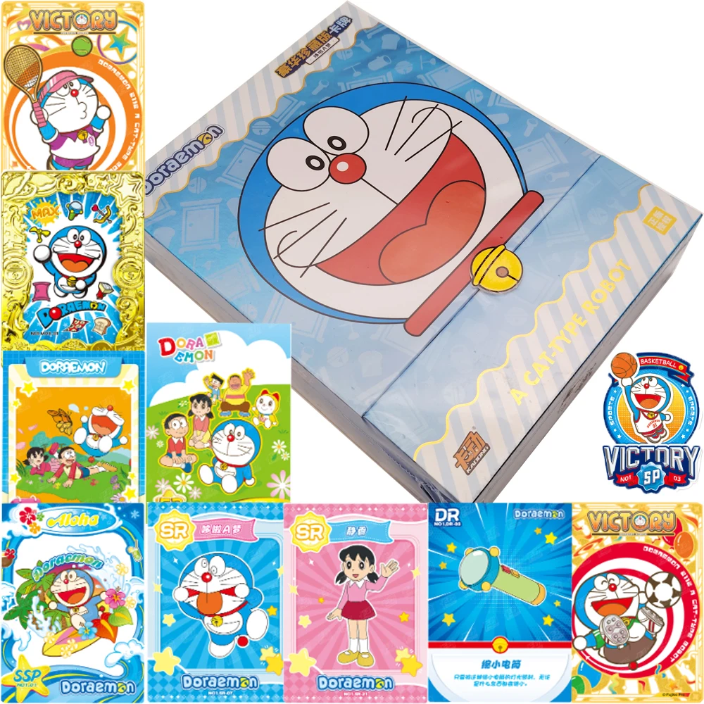 

Original Doraemon Collection Card Children's Birthday Surprise Gifts Japanese Science Fiction Anime Creative Characters Cards