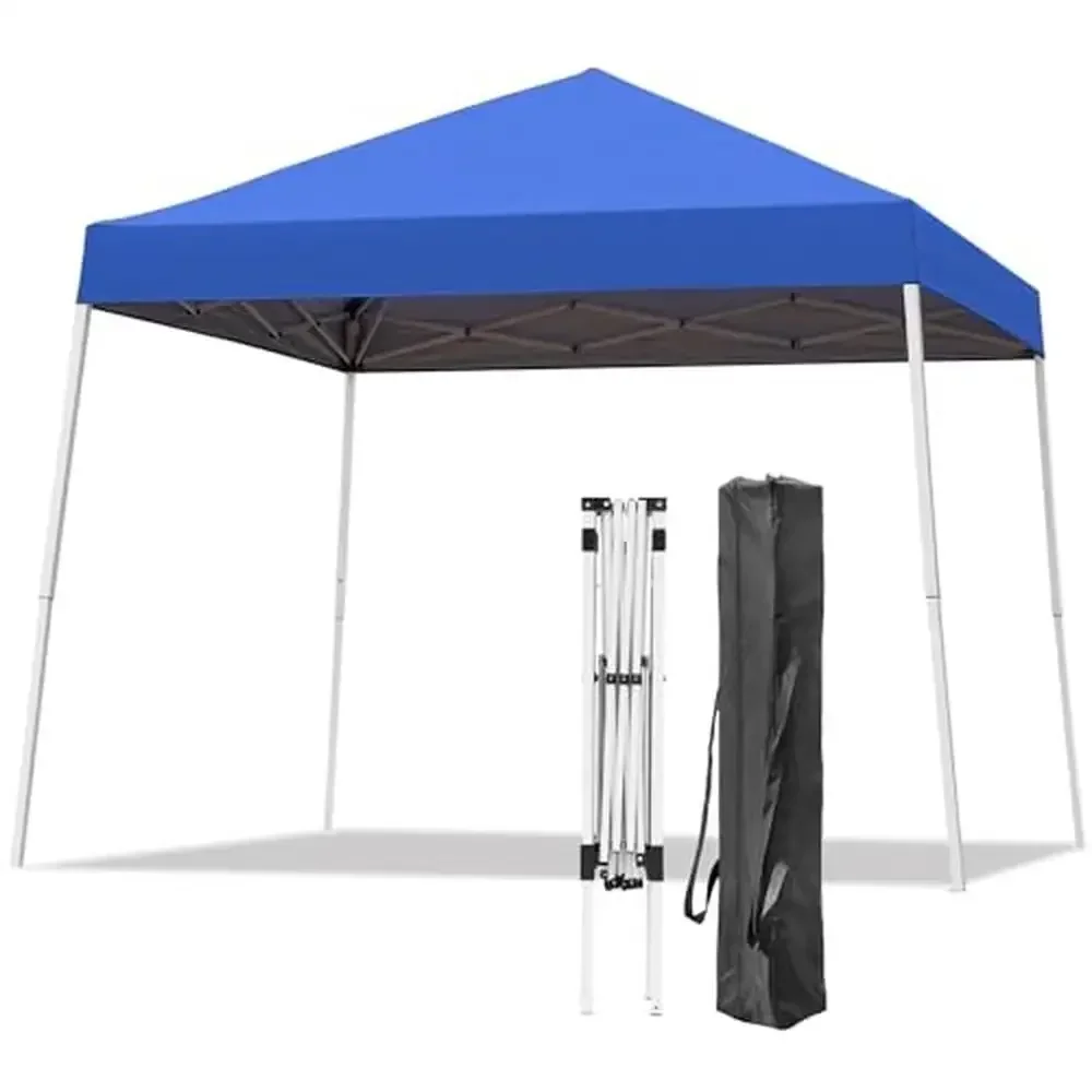 

10X10 FT Pop Up Canopy Outdoor Instant Tent Slant Legs UV Protected Portable Gazebo Shelter Garden Picnic Party Shade Tent