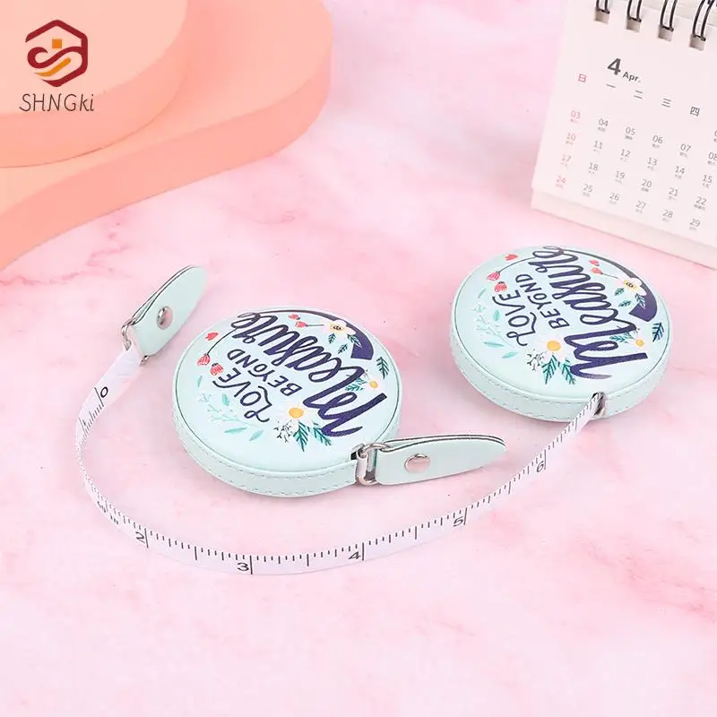 1.5M Soft Measurer Portable Retractable Vintage Style Mini Tape Nostalgia Measure Ruler Retro Sewing Centimeter Roll Tape