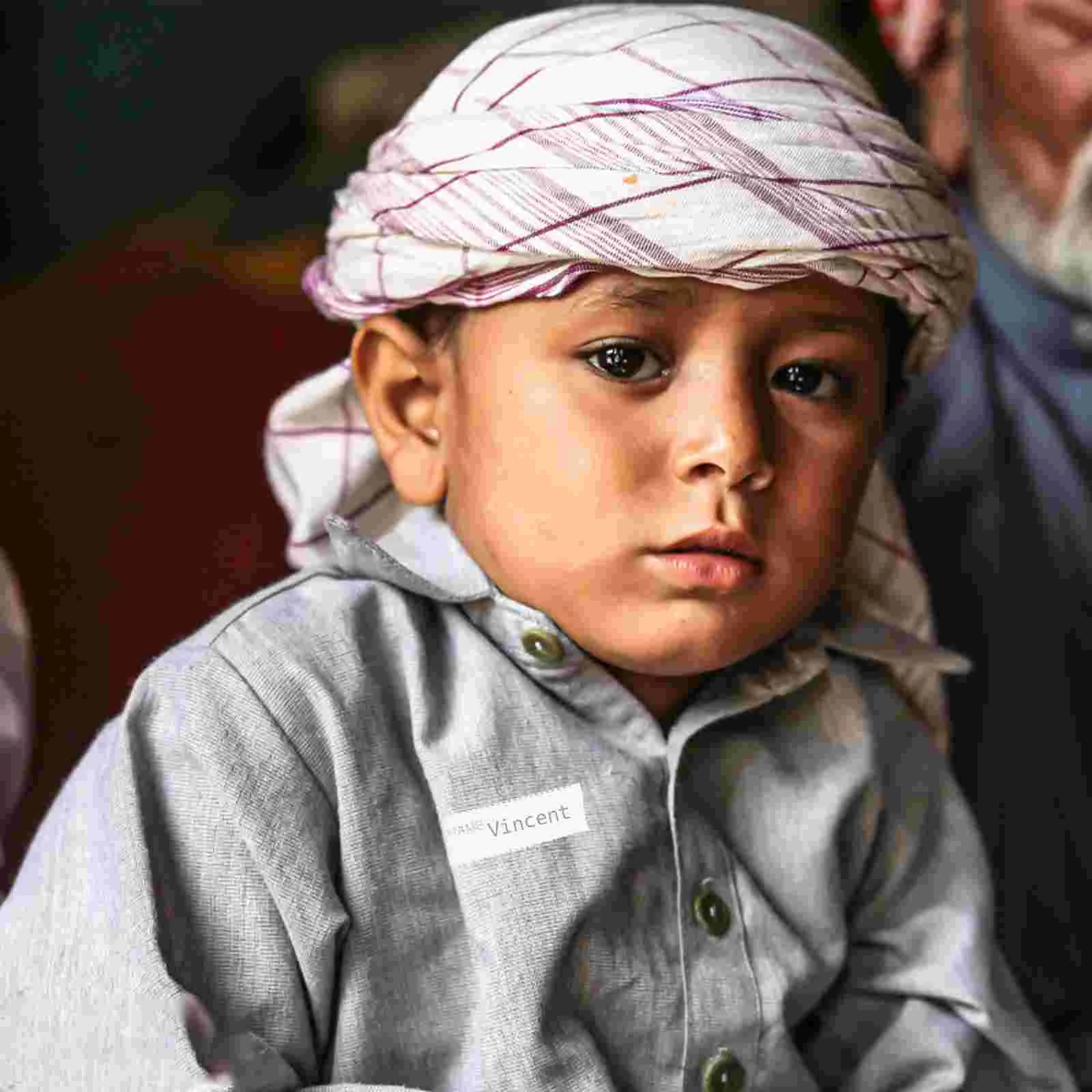 2 Sets Name Belt Clothing Label Sewing Tag Clothes Personalized Tags DIY Labels Iron Child