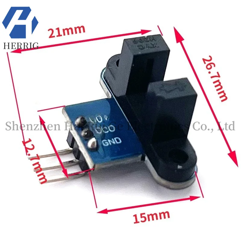 

The intelligent trolley speed measurement module code disc counting speed sensor with indicator light sends the test program