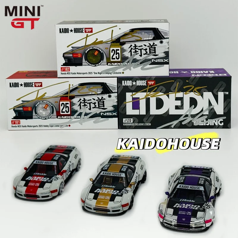 New Mini Gt Kaido House 1:64 Honda Nsx No.25 Hec Version Open-Lid New Mini Gt Kaido House 1:64 Honda Nsx No.25 Hec Version Open-Lid