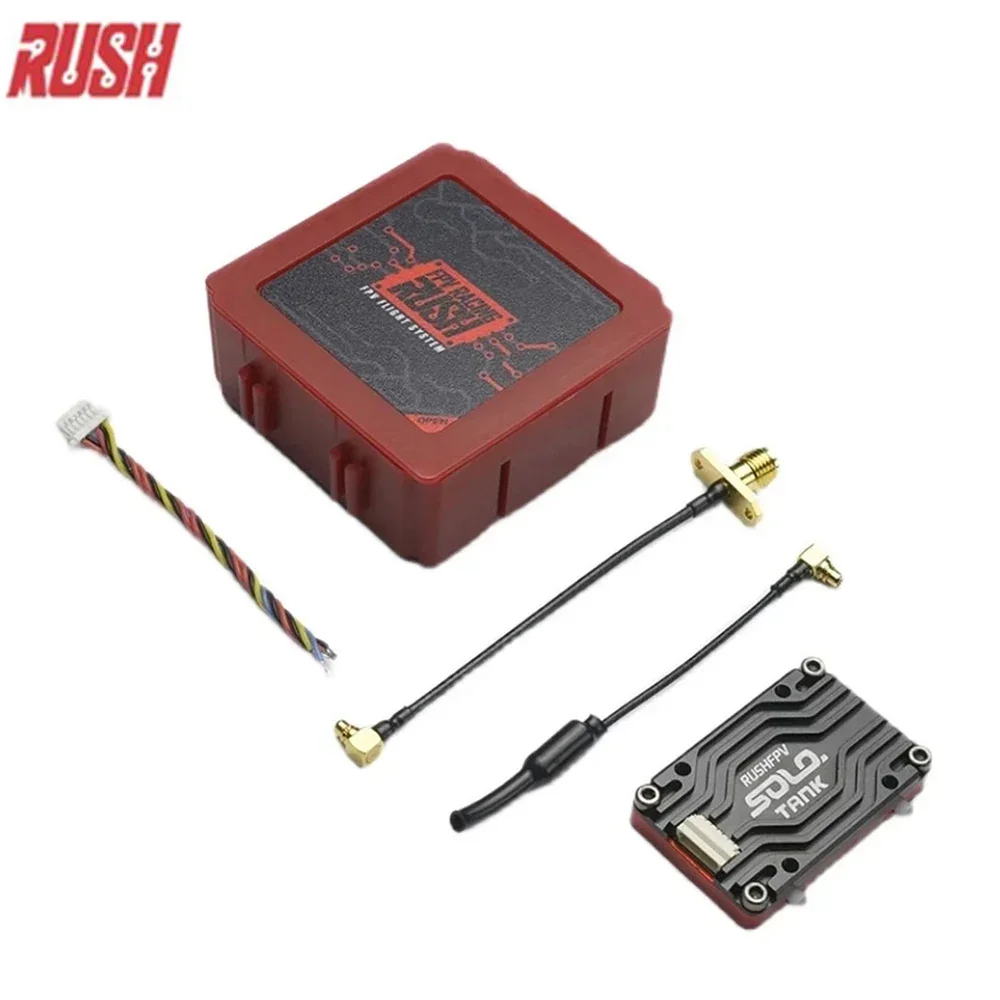 RUSH Solo Tank 5.8G 1.6W VTX transmetteur vidéo coque CNC Dissipation thermique micro intégré pour RC FPV