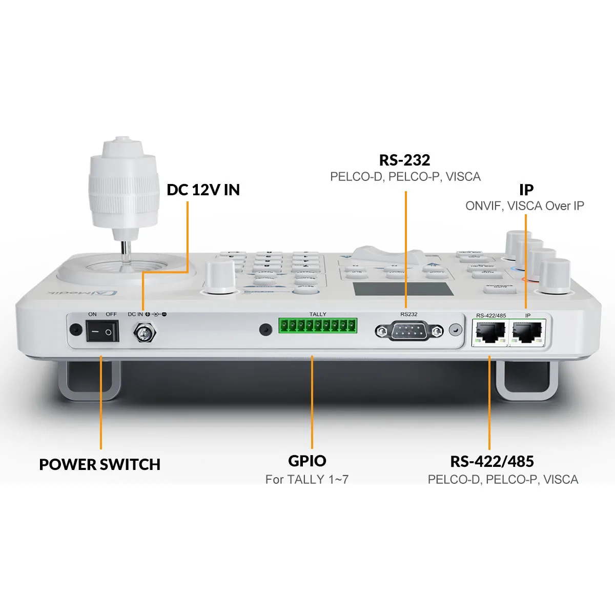 High Speed Professional IP & Serial POE PTZ  Joystick Controller Rs232 Ptz Controller Network Keyboard Controller fast shipping