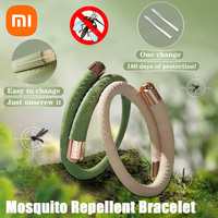 Xiaomi New Mosquito Repellent Bracelet Plant Essential Oil Silicone Anti Mosquito Wristbands Outdoor Hiking Camp For Kids Adults